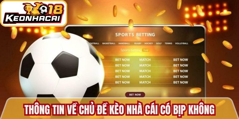 Thông tin về chủ đề kèo nhà cái có bịp không